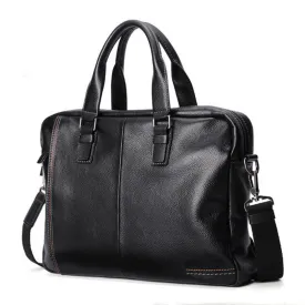 Men's cowhide briefcase Combination Locks Hard Case cowhide briefcase  Men's Handbag