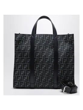 Men's Ff Jacquard Tote Bag in Blue | Size UNICA | 7VA390AG0M