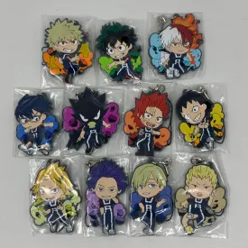 My Hero Academia Rubber Keychain Collection Set 1 2017 Banpresto