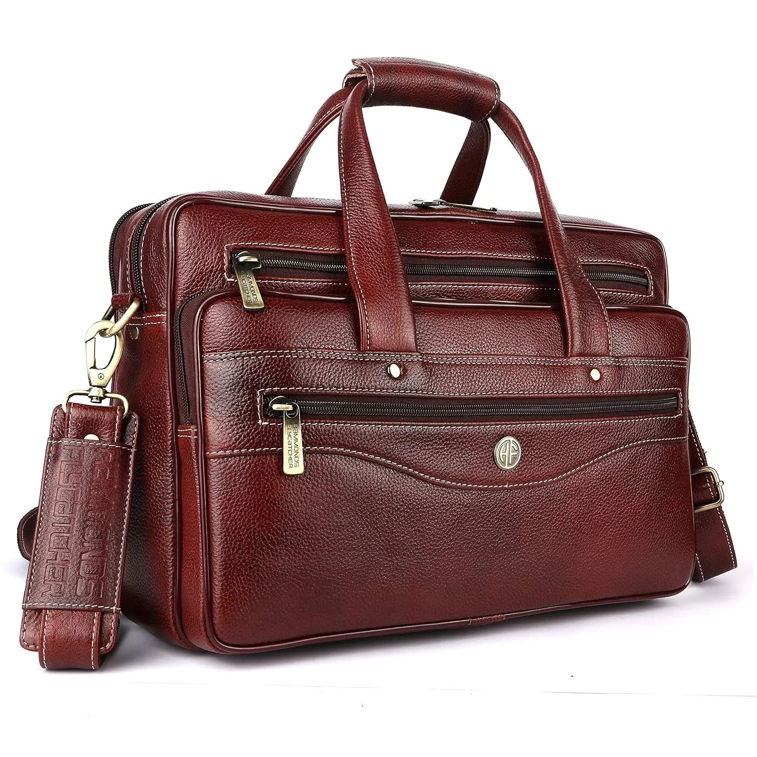 Office Laptop Bag For Men - Adjustable & Removal Strap - Multiple Compartment - Fits Upto 16" Laptop/MacBook