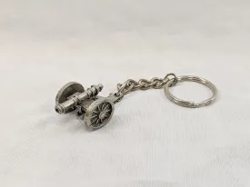 Pewter Key Chain - Field Cannon