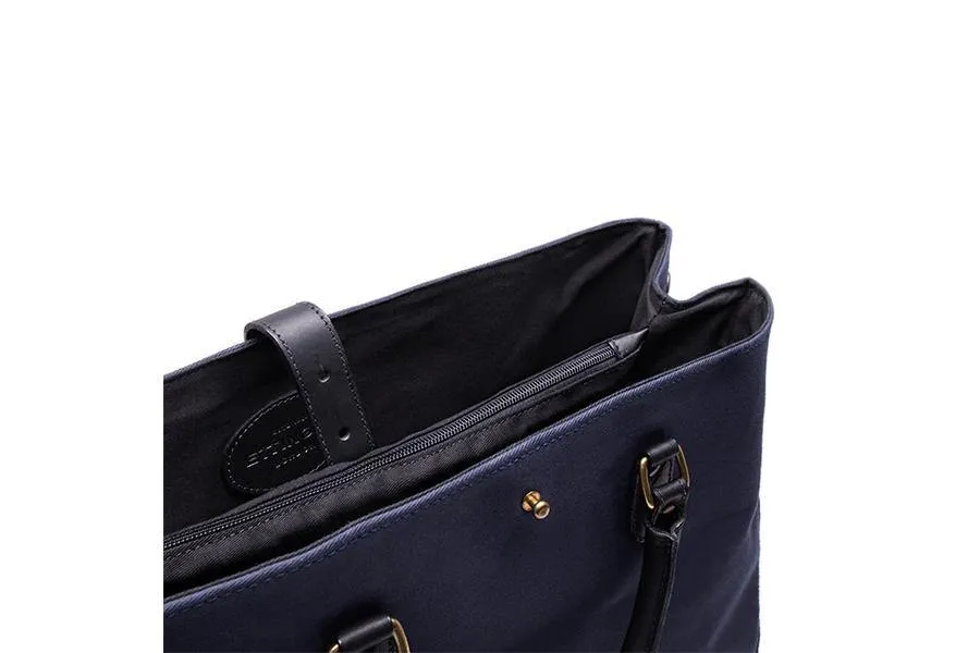 Piccadilly Canvas Tote - Navy