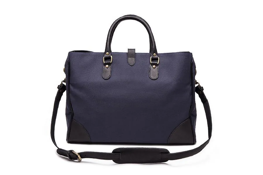 Piccadilly Canvas Tote - Navy