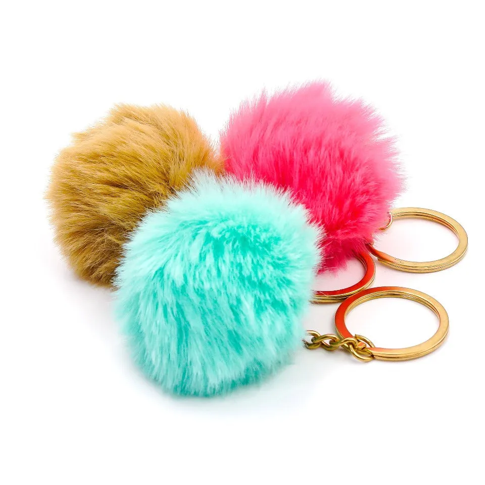 Pompom Keychains