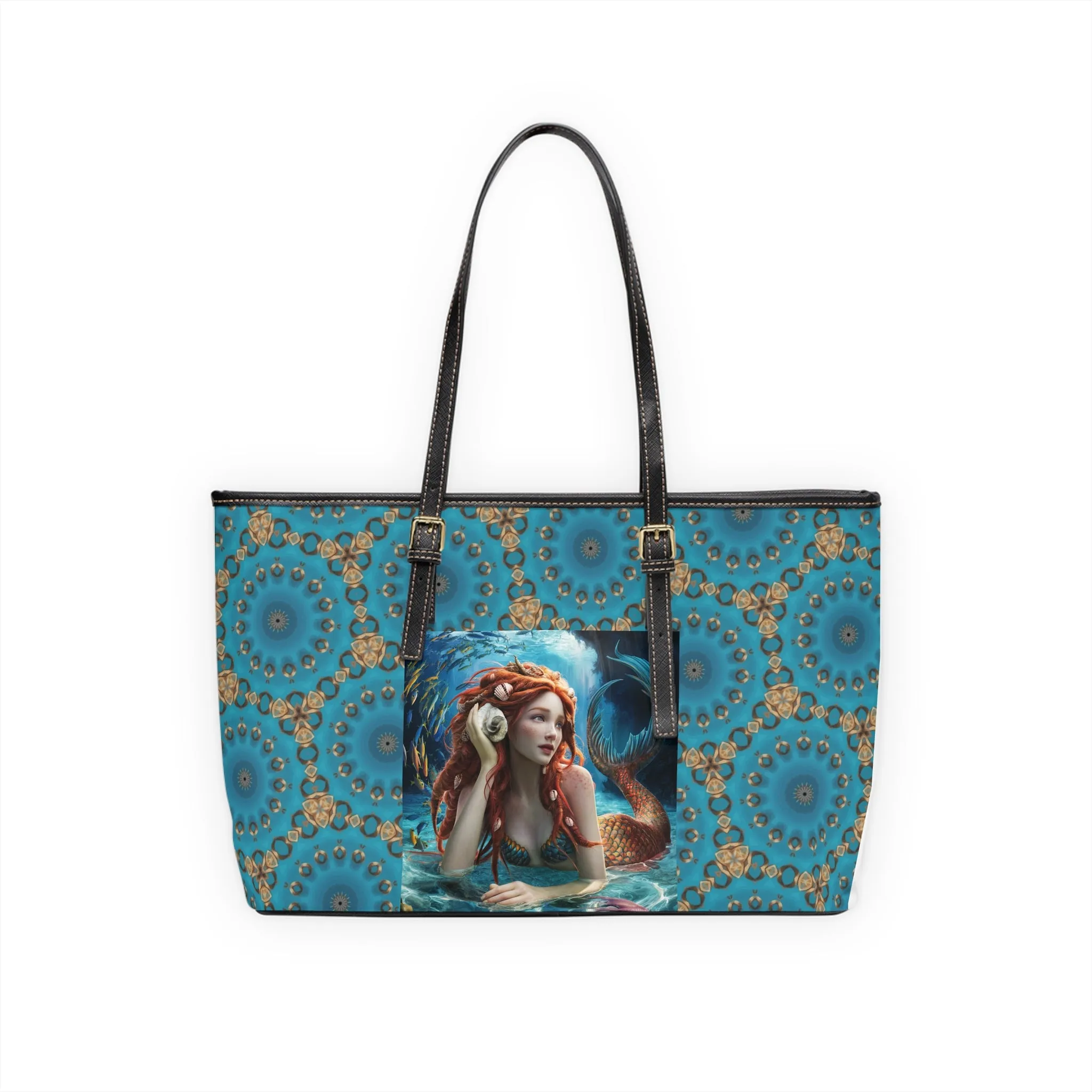 PU Leather Shoulder Bag - Mermaid Fun