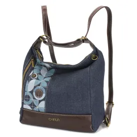 Retro Convertible Purse - Denim