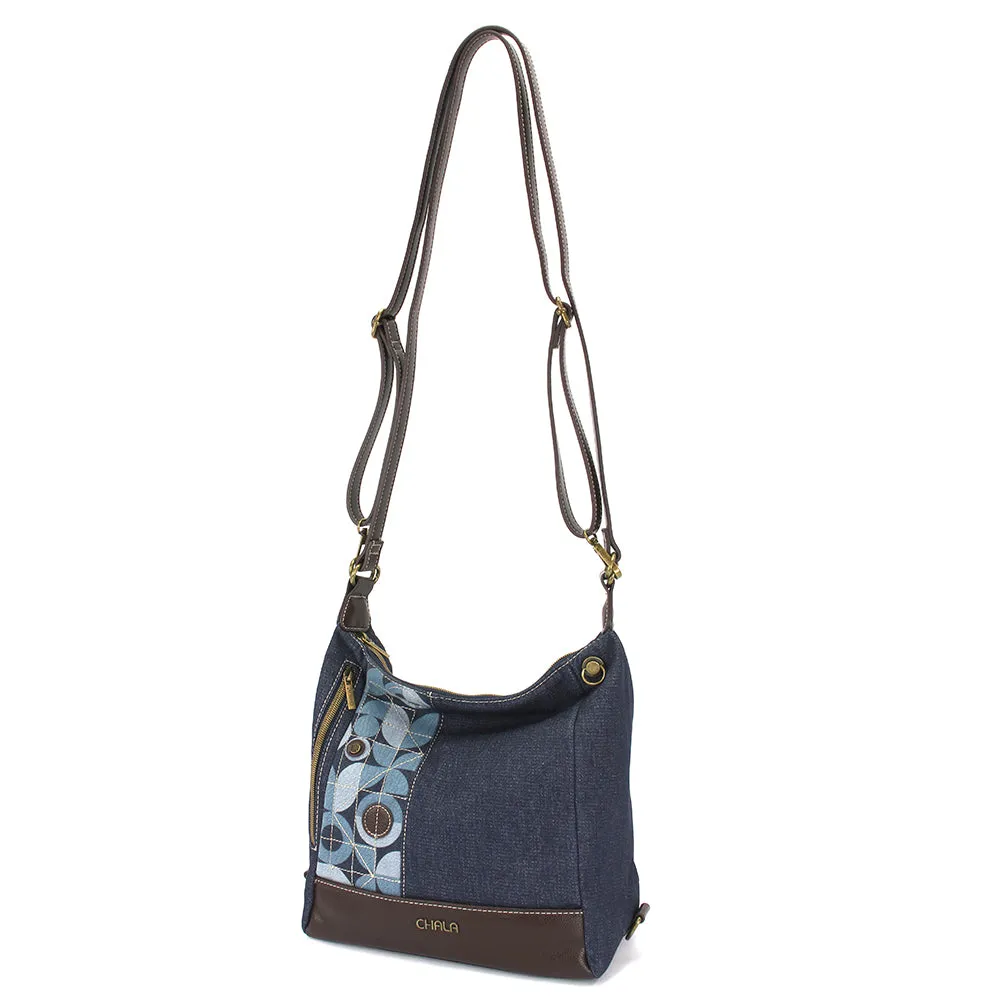 Retro Convertible Purse - Denim