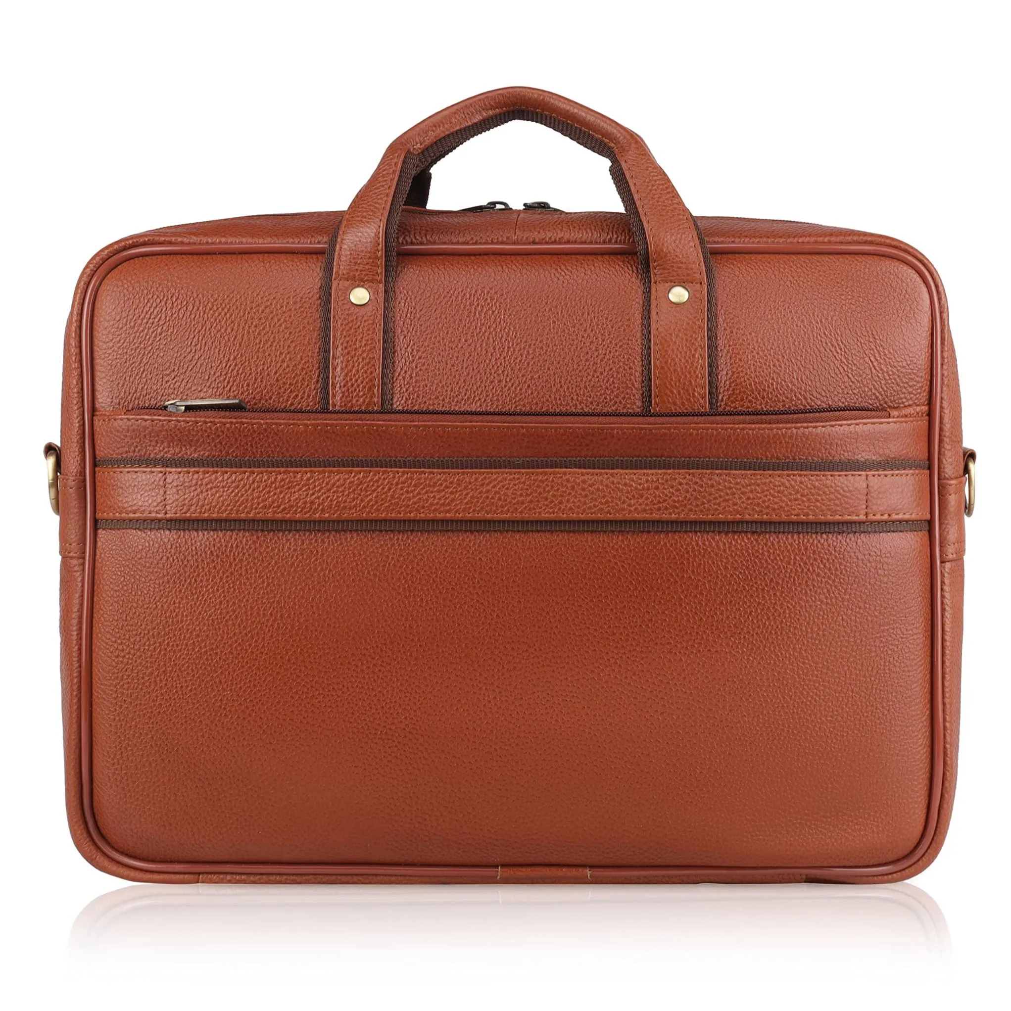 RICHMOND Leather Laptop Messenger Bag for Men