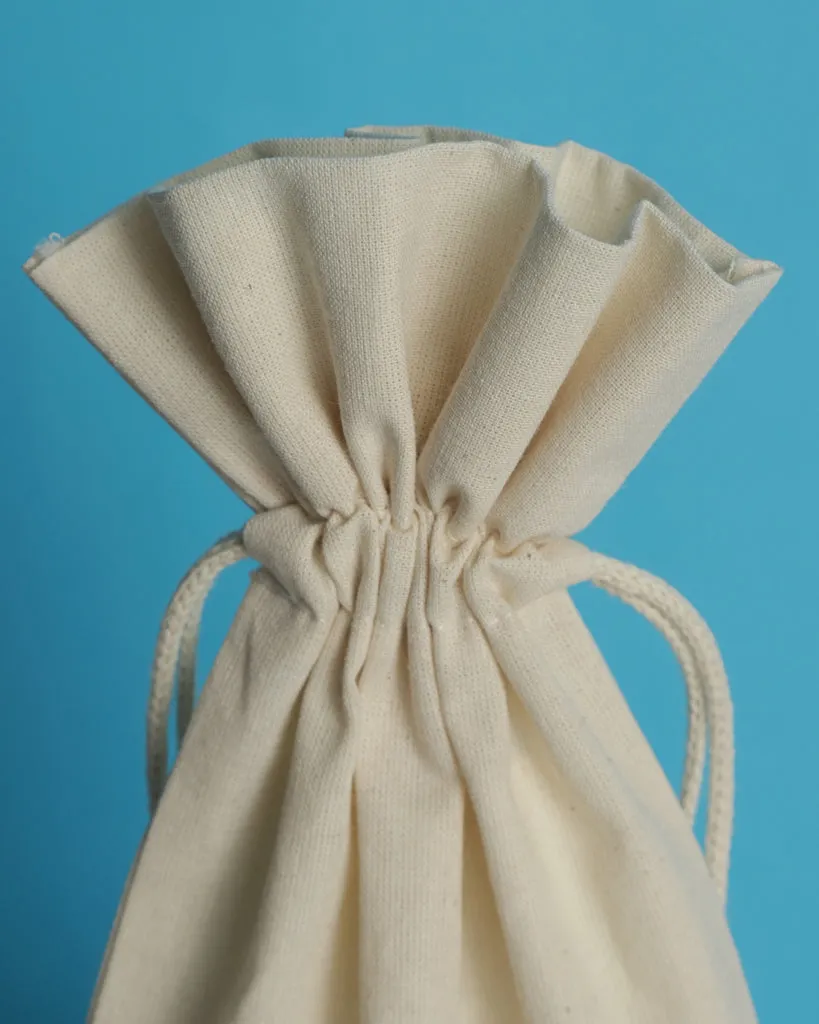 TBF Natural Cotton Wine Bags - SW147