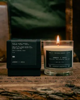 The Bold Series Soy Candle | Amber   Iris | Manready Mercantile