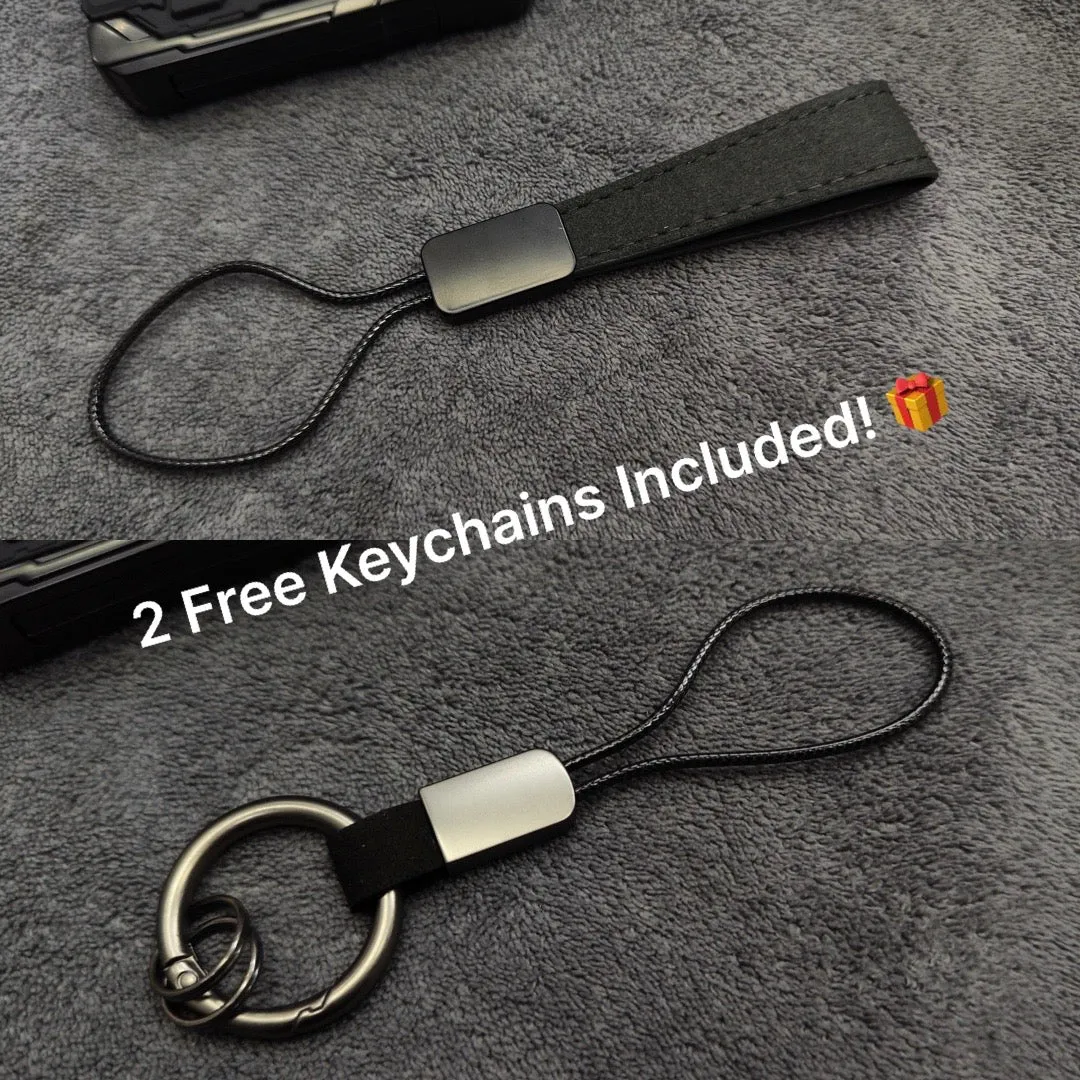 TOYOTA Zinc Alloy Key Remote Cover with two keychains