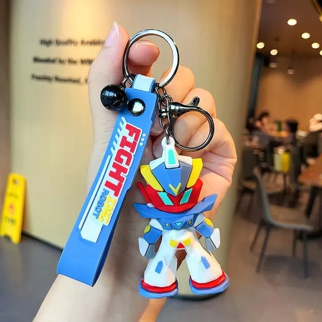 Transformers 3D Silicon Keychains With Bagcharm And Strap ( Choose from Drop Down Menu)