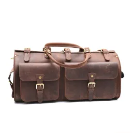 Weekender Duffle Bag - Vintage Leather