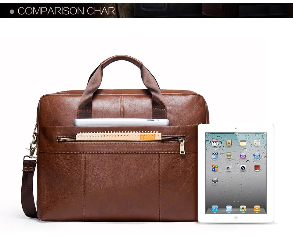 West Louis™ Business Shoulder Bag Briefcase