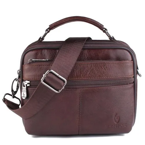 West Louis™ Genuine Cowhide Leather Shoulder Bag